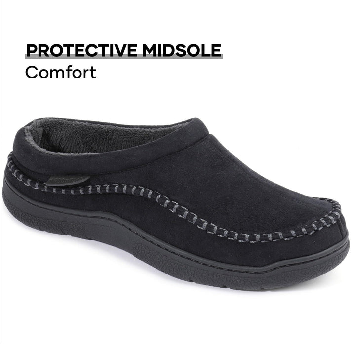 π₯π Hot Sale! Limited Stock! πππ₯Men's Daily Non-Slip Warm Plush Wide Toe Slip-On Loafers Slippers