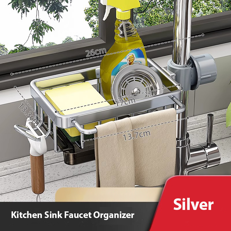 π₯ Last Day Sale Off 49% β° - Kitchen Sink Faucet Organizer π