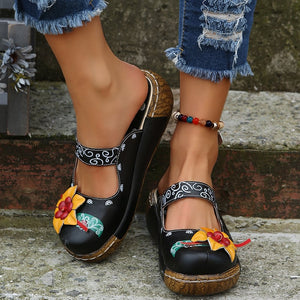 ❤️Mother's Day Sale 50% OFF❤️2024 🌹 Women's Orthopedic Roman Platform Sandals (Handmade Leather Platform Sandals)