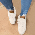 2023 Women's boots round head thick sole Orthopedic Arch-Support thick warm cotton shoes