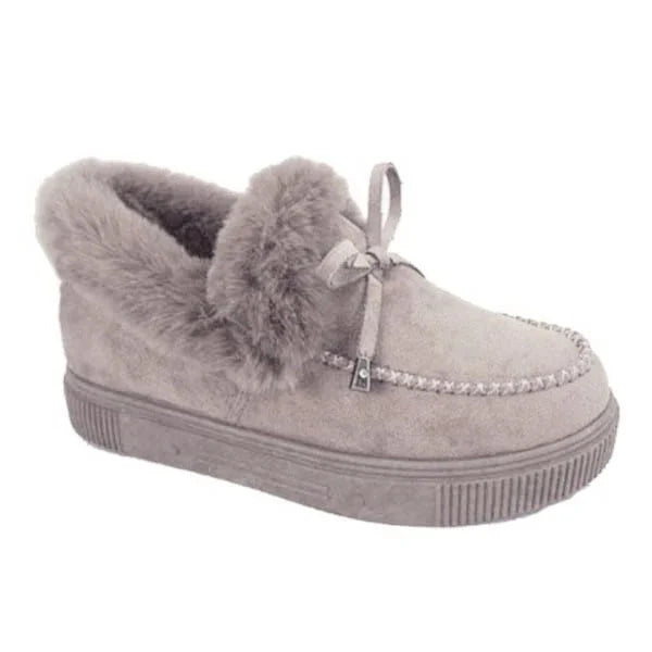 2023 Women's boots round head thick sole Orthopedic Arch-Support thick warm cotton shoes