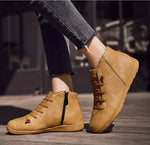 🔥Last Day Promotion 50% OFF - Comfortable Leather Arch Support Boots