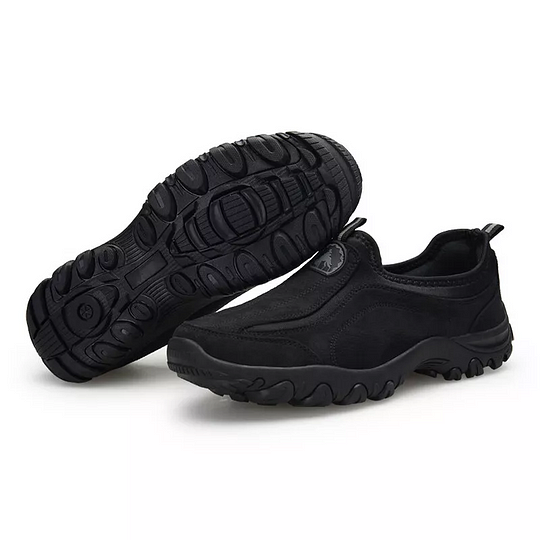 (⏰Limited Time Sale 45% OFF) Men's Orthopedic Slip-On Shoes, Lightweight Comfortable Wide Toe Walking Shoes