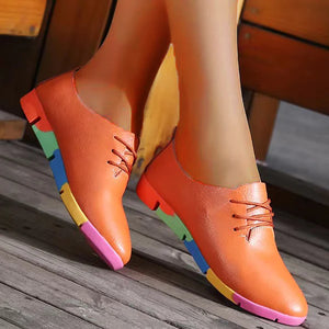 Breathable Leather Stride Harmony Women's Shoes