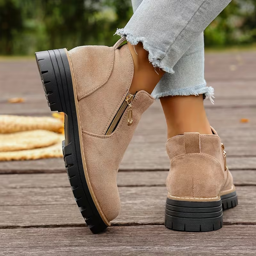EasyStep™ Side-Zip Ankle Boots – Easy On Comfort with Built-In Stability