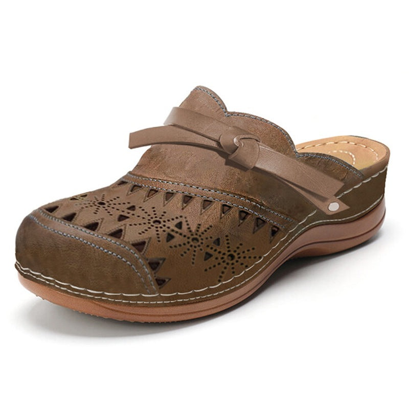 🔥Last Day Promotion 49% OFF🔥Women Orthopedic Hollow Carved Diabetic Walking Sandals