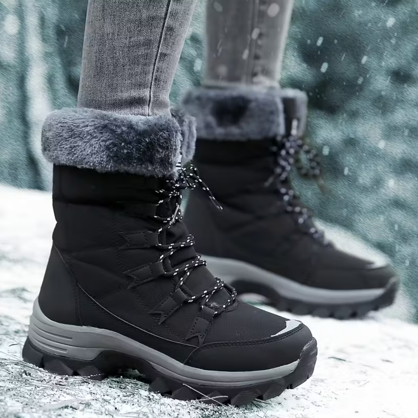 2026 WarmStep™ Women’s Waterproof Winter Boots – Ultra Warm, Non-Slip Support