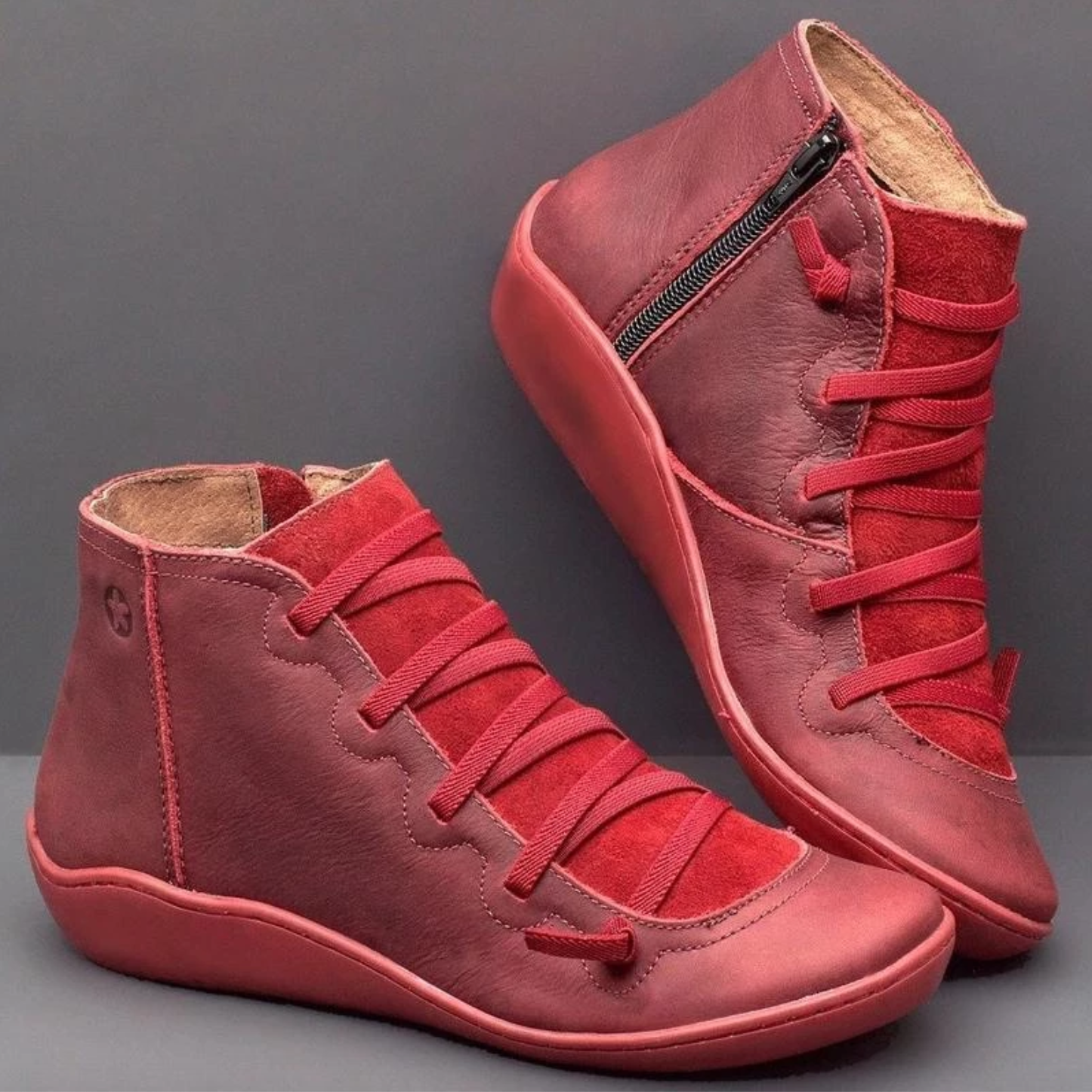 🔥Last Day Promotion 50% OFF - Comfortable Leather Arch Support Boots
