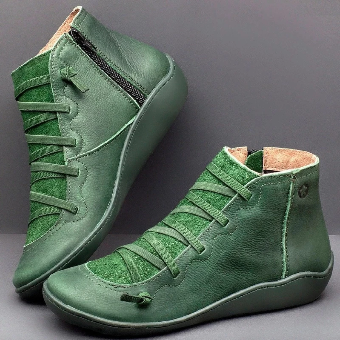 🔥Last Day Promotion 50% OFF - Comfortable Leather Arch Support Boots