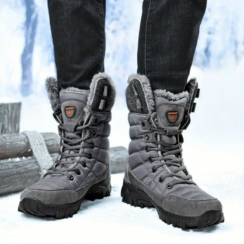 🔥Last Day 50% OFF🔥Men's Winter Snow Boots Non-slip Insulated Warm Durable Outdoor Classic Mid Calf Boots