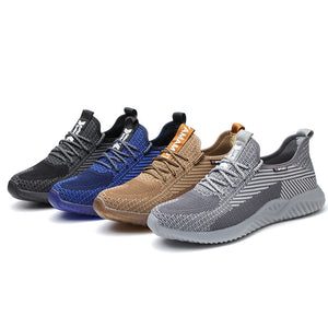 2023 Steel Head Anti-piercing Air Cushion Sneakers, Light Comfortable Work Protection Safety Shoes