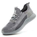 2023 Steel Head Anti-piercing Air Cushion Sneakers, Light Comfortable Work Protection Safety Shoes