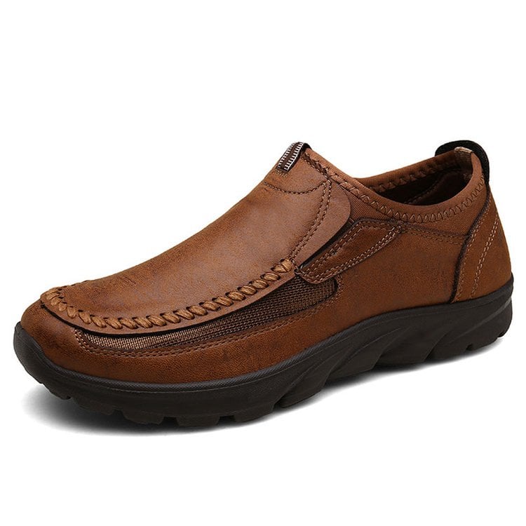 Men's Casual Breathable Loafers, Orthopedic Slip-on Shoes